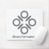 Binäre Bildungs-Mausunterlage Mousepad (Mit Mouse)