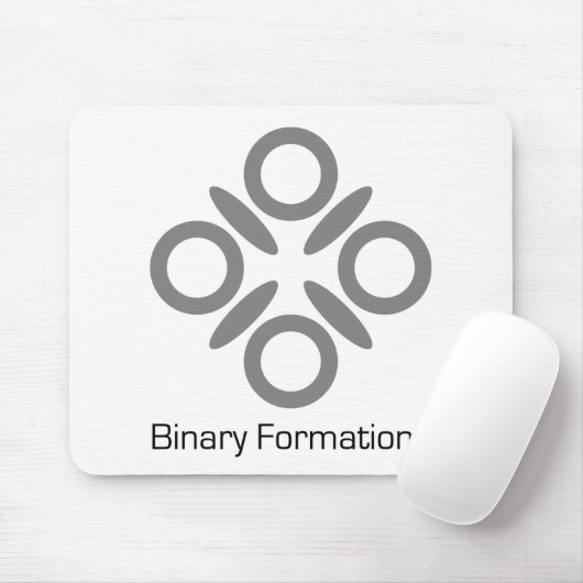 Binäre Bildungs-Mausunterlage Mousepad (Mit Mouse)