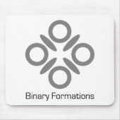 Binäre Bildungs-Mausunterlage Mousepad (Vorne)