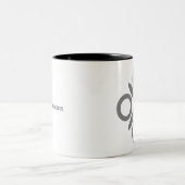 Binäre Bildungs-Tasse Zweifarbige Tasse (Mittel)