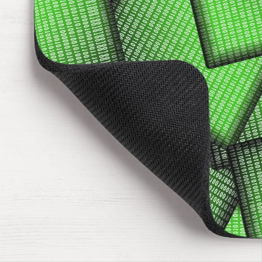 Binäre Code-Matrix-Chips Mousepad (Ecke)