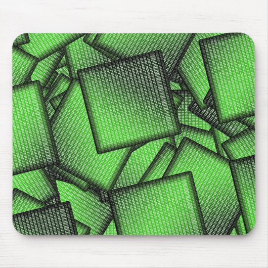 Binäre Code-Matrix-Chips Mousepad (Vorne)