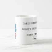 Binäre Coffeemarke-Tasse mit Robot Kaffeetasse (Mittel)