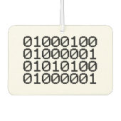 BINÄRE DATEN AUTOLUFTERFRISCHER (Vorderseite)