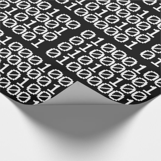 BINÄRE DATEN GESCHENKPAPIER (Ecke)