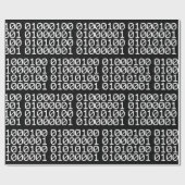 BINÄRE DATEN GESCHENKPAPIER (Flach)