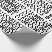 BINÄRE DATEN GESCHENKPAPIER (Ecke)