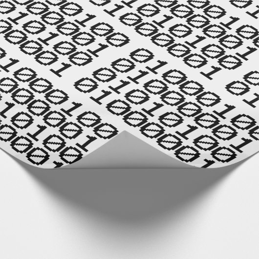 BINÄRE DATEN GESCHENKPAPIER (Ecke)