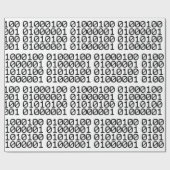 BINÄRE DATEN GESCHENKPAPIER (Flach)