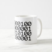 BINÄRE DATEN KAFFEETASSE (VorderseiteRechts)