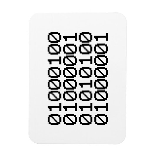 BINÄRE DATEN MAGNET (Vertikal)