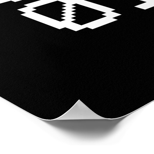 BINÄRE DATEN POSTER (Ecke)