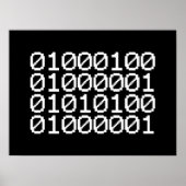 BINÄRE DATEN POSTER (Vorne)