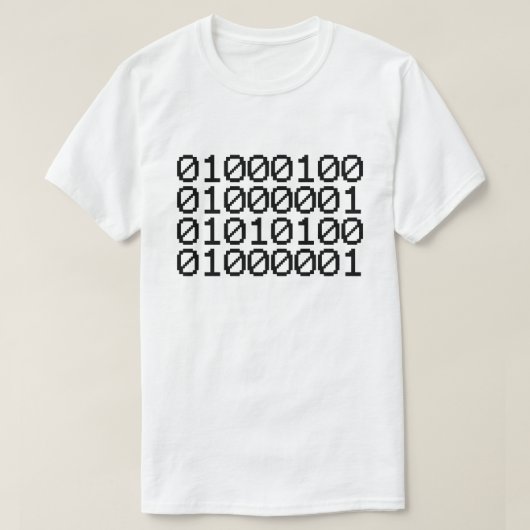 BINÄRE DATEN T-Shirt (Design vorne)
