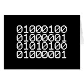 BINÄRE DATENKARTE (Vorderseite (Horizontal))