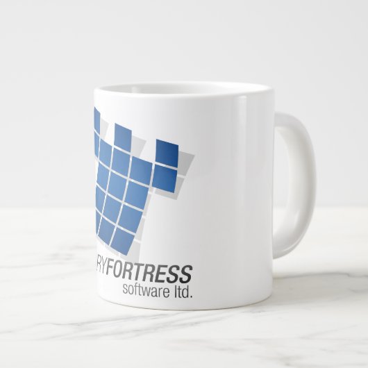 Binäre Festungs-Tasse Jumbo-Tasse (Vorderseite Rechts)