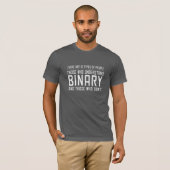 Binäre Leute T-Shirt (Vorne ganz)