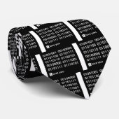 Binäre Liebe Krawatte (Gerollt)