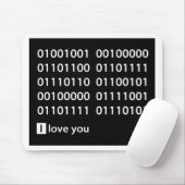 Binäre Liebe Mousepad (Mit Mouse)
