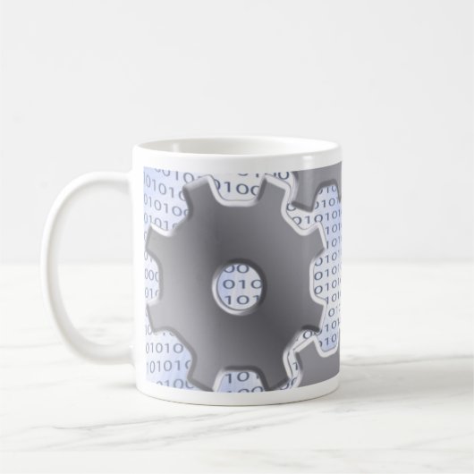 Binäre Maschine Kaffeetasse (Links)