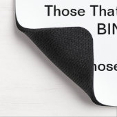 Binäre Mausunterlage Mousepad (Ecke)