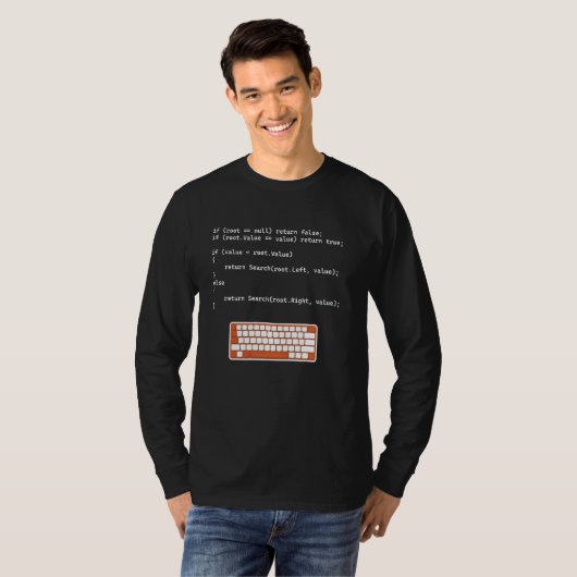 Binäre Tree C#-Suchknoten Programmiersoftware n T-Shirt (Vorne ganz)