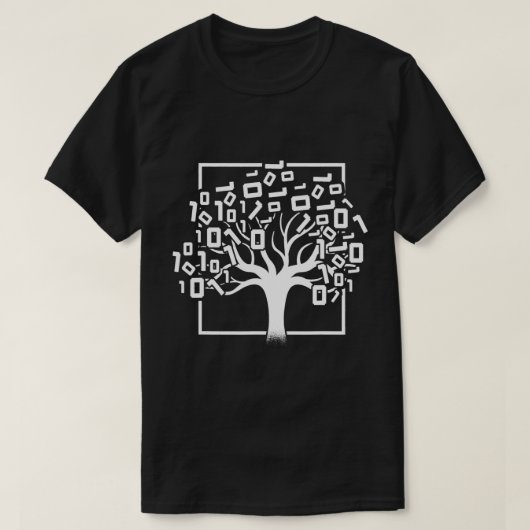 Binäre Tree Computer Science Coding Programmer App T-Shirt (Design vorne)