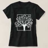 Binäre Tree Computer Science Coding Programmer App T-Shirt (Design vorne)