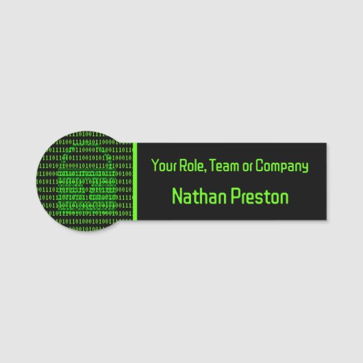 Binäre Vorhänge - Datenschutz für Web und Technolo Namensschild (Vorderseite)