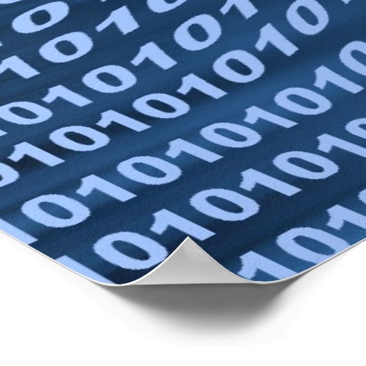 binäre Welt Poster (Ecke)