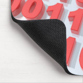 binärer Code 3D Mousepad (Ecke)