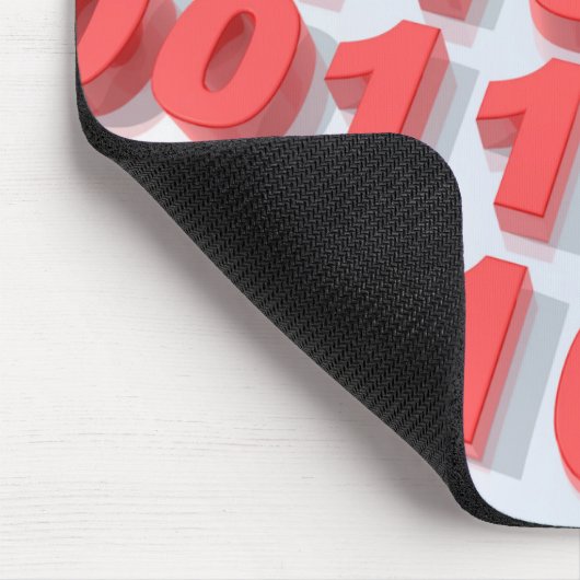 binärer Code 3D Mousepad (Ecke)