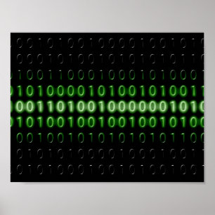 binärer Code-475664 BINARY CODE COMPUTERWORLD COMP Poster