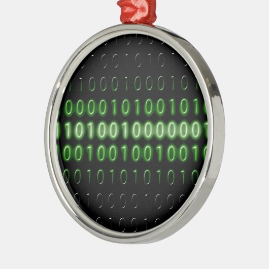 binärer Code-475-bi Ornament Aus Metall (Links)