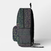 Binärer Code-Backpack Bedruckter Rucksack (Rechts)