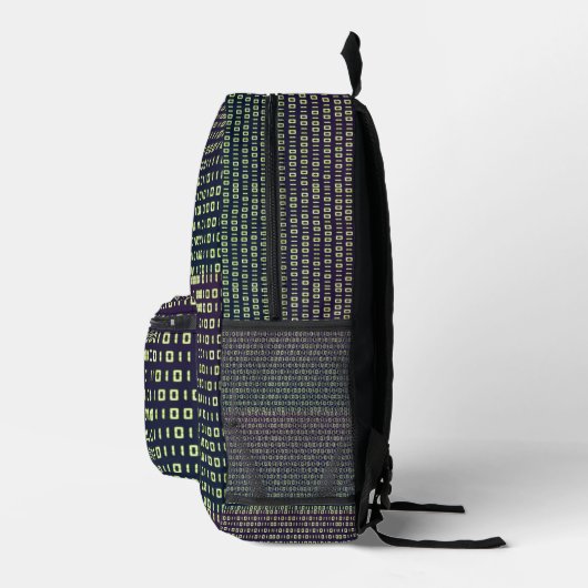Binärer Code-Backpack Bedruckter Rucksack (Rechts)