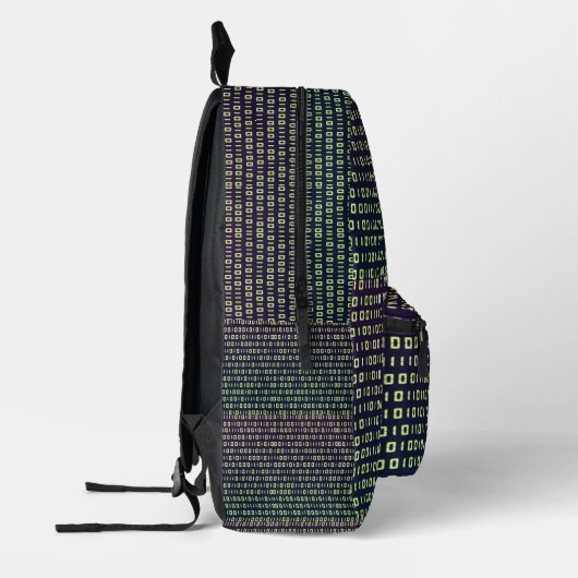 Binärer Code-Backpack Bedruckter Rucksack (Links)