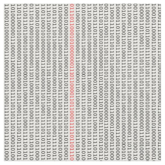 Binärer Code-Computeringenieur Stoff (Nahaufnahme)