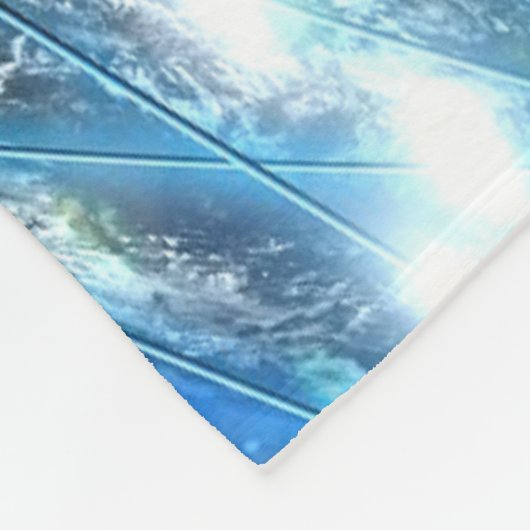 BINÄRER CODE FLEECEDECKE (Ecke)