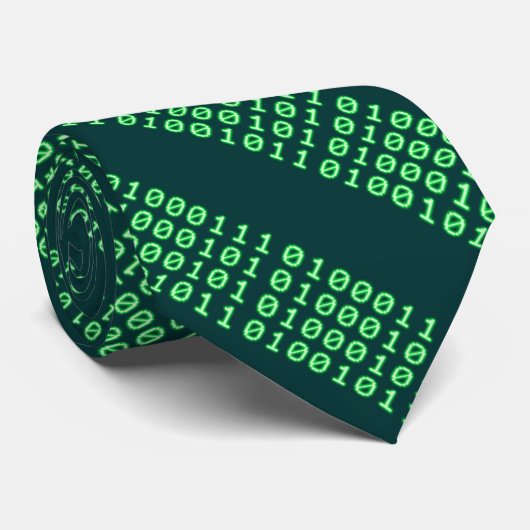 Binärer Code für AUSSENSEITER Krawatte (Gerollt)