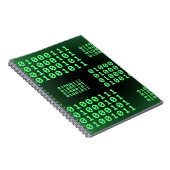 Binärer Code für AUSSENSEITER Notizblock (Rechte Seite)