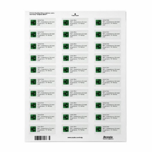 Binärer Code für GEEK (Vorne)