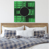 Binärer Code für GEEK Leinwanddruck (Insitu (Schlafzimmer))