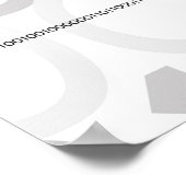 Binärer Code I Liebe Sie poster Geek heart (Ecke)