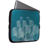 binärer Code , Mensch und digitale Kommunikation . Laptopschutzhülle (Vorne Rechts)