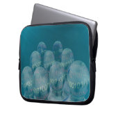 binärer Code , Mensch und digitale Kommunikation . Laptopschutzhülle (Vorderseite Links)