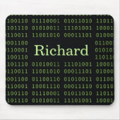 Binärer Code mit dem Namen Computer Mousepad (Vorne)