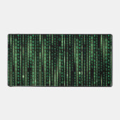 Binärer Datenstrom Schreibtischunterlage (Vorderseite)