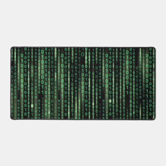 Binärer Datenstrom Schreibtischunterlage (Vorderseite)