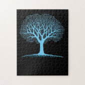 Binärer Tree-Computer-Coding-T - Shirt Puzzle (Vertikal)